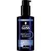 Gliss Kur Gliss Night Elixier Aqua Revive (100 ml), siero idrata i capelli da normali a secchi durante il sonno, la cura dei capelli ripara i capelli a lungo