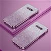 PAIX Custodia Telefono Trasparente Compatibile con Samsung Galaxy S10 Plus Cover Cornice Elettroplaccata Gradiente Glitter Protettiva Sottile TPU