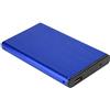 Caiqinlen Notebook esterno HDD, spazzolato Fit durevole 2TB Hard Disk Box, compatibile con USB 2.0 da 2,5, custodia mobile HDD in lega di alluminio leggera per hard disk Sata Hdd per 2T