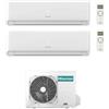 Hisense CONDIZIONATORE HISENSE DUAL SPLIT ECOSENSE 9000+9000 BTU WIFI INVERTER 2AMW35U4RGC A++