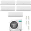 Hisense CONDIZIONATORE HISENSE PENTA SPLIT ECOSENSE 9000+9000+9000+9000+9000 BTU WIFI INVERTER 5AMW125U4RTA A++