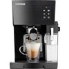 SENCOR Macchina espresso, cappuccino e latte, pompa italiana 20 bar, Thermoblock, con muschio e serbatoio del latte, Barista Express, caffè in polvere o cialde [4050SS-EUE3]