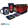 ABYSTYLE DC Comics Batman Set Bicchiere XXL + Tazza + 2 Sottobicchieri Luminosi AbyStyle