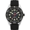 Timex Orologio da uomo Expedition Field Solar da 43 mm, cinturino nero, quadrante nero, cassa in acciaio IP TW4B30800