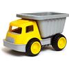 Hape - Autoribaltabile Carica e Trasporta per giocare in spiaggia e a casa | Camioncino giallo per bambini dai 18 mesi