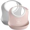 BabyBjörn Bavaglino Baby, 2 pz, Grigio/Rosa chiaro