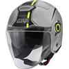 Givi casco jet 12.5 Touch - Grigio opaco / Giallo