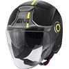 Givi casco jet 12.5 Touch - Nero opaco / Giallo