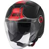 Givi casco jet 12.5 Touch - Nero / Rosso