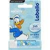 Labello Hydro Care Disney Limited Edition 4.8 g, Balsamo labbra con divertente design con Donald Duck, Burrocacao bambini 3+ idratante fino a 24 ore, Burrocacao labbra senza oli minerali