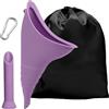 JOOTUEPO Riutilizzabile Orinatoio Femminile Portatile in Silicone Minzione Imbuto, Donna Adatto per Viaggi, Campeggio, attività all'Aperto e Altro