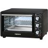 Necchi - NKS22 Forno elettrico ventilato da 22 litri con doppie porte in vetro e selettore a 6 stadi, temperature regolabile fino a 230°
