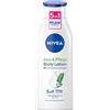 NIVEA Lozione per il corpo all'aloe e cura (400 ml), crema per il corpo per la pelle secca con formula 5 in 1 e siero per la cura profonda, crema per la pelle con aloe vera di origine naturale