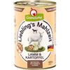 GranataPet Liebling's Mahlzeit Agnello & Patata, 6 x 400g, con Finocchio | Alimento completo, Senza cereali, Senza zuccheri aggiunti, Cozza dalle labbra verdi, Made in Germany