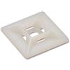 ELETTROCANALI BASETTA PER FASCETTE CON ADESIVO 19X19MM BIANCA -EC83036