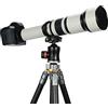 JINTU 650-1300mm Teleobiettivo Zoom Fotocamera Compatibile con Canon Fotocamere Reflex 4000D 2000D 1200D 1300D 80D 90D Rebel T3 T3i T5 T5i T6i T6s T7 T7I T8I SL3 70D 5D 5D IV 6D II 7D II