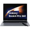 Samsung Galaxy Book4 Pro 360 Laptop, 16", Intel Core Ultra 7, 16GB, 512GB, Moonstone Gray [Versione italiana]