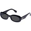 Le Specs OUTTA TRASH WISTERIA - Occhiali da sole da donna, forma ovale con montatura ad alta protezione UV LSU2229589, cachi mono/nero