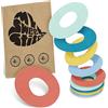 MySweetStitch - 10 x Dexcom G7 cerotti sensore, Ringpatch Ø 65mm, cerotto impermeabile, traspirante, delicato sulla pelle, Pastello
