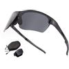 OuShiun Occhiali da ciclismo donna uomo occhiali pieghevoli occhiali da ciclismo con protezione UV400 TR90 telaio per sport ciclismo
