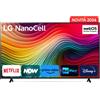 LG ELECTRONICS LG NanoCell 75 Serie NANO82 75NANO82T6B, TV 4K, 3 HDMI, SMART TV 2024 - marrone