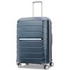 Samsonite Unisex-Adult Freeform Hardside espandibile con doppie ruote girevoli, Navy, Checked-Medium 24-Inch, Freeform Hardside espandibile con doppie ruote girevoli