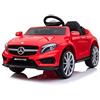 Baroni Toys Macchina Elettrica per Bambini Mercedes AMG Baby car Elettrica Full Optional Rossa, Auto Telecomandata con Sedile in Plastica e Porte Apribili, Doppio Motore 6V, Carico fino a 25 Kg