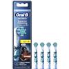 Oral-B Testine per spazzolino elettrico Oral-B Pro Kids Disney Star Wars - Confezione da 4 - Progettate per una spazzolatura delicata