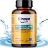 Kinoko Life Collagene Marino con Acido Ialuronico | 180 Capsule, Estratti di Piante, Coenzima Q10, Vitamina C, Magnesio, Leucina, Curcuma | Integratore Collagene e Acido Ialuronico