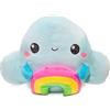Squishpets Cloudy - Bambola Peluche Bambina 19 cm, Morbido e Soffice, con Dettagli Ricamati e Tessuto con Effetto Stelline, Giocattolo per Neonata, Idea Regalo Compleanno