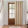 MIULEE Tende Oscuranti per Interni 1 Pezzi 140x245 CM, Tenda Beige Coprente Termiche Isolanti per Interno con Anelli, Tenda Oscurante Finestra Camera da Letto Salotto