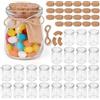 Winter Shore Barattoli di Vetro Piccoli da 100 ml (Set de 24)