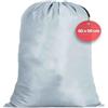 Dmjia Sacco per la biancheria da viaggio, 60 x 90 cm, borsa per la biancheria, grande capacità, borsa per la biancheria, da viaggio con chiusura a cordoncino, tessuto 120 l, 1 pezzo, argento