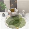 MANGGUO Tappeti rotondi nordici tappeti verde tappeto soggiorno camera da letto tavolino lavabile lavabile tappeto tappeto tappeto tappetini 80 cm 100 cm 120 cm 140 cm 160 cm 180 cm (Size : Diametro 140cm)