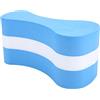 BHDK Pull Buoy Leg Float, Galleggiante Pratico Ecologico per Principianti per Il Nuoto per Il Fitness(Blu e Bianco)