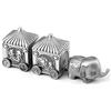 Mogokoyo - Portaspazzolino argentato con scrittaMy First Tooth and Curl, per bambini