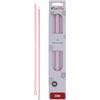 KnitPro Maglia PRO 25 cm x 2,00 mm, con Zing fine in Alluminio per Letto Singolo Maglia, Rosa