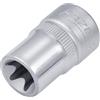 Hazet 880-E12 Inserto Chiave a Bussola Torx, Argento, Attacco Quadro, Cavo, 10 mm 3/8 di Pollice