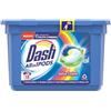 Dash Ecodosi Detersivo Bucato Lavatrice All in 1 Salva Colore, 1 confezione da 18 Pods