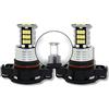 MCK Auto - Sostituzione per H16 PS19W LED CanBus Set di lampadine bianche molto chiare e senza errori compatibili con A3 8P