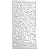 Generic Quadro Traforato per Arredamento Modello Decor - Pannello in PVC Traforato - Parasole Colore Bianco 47X94 CM