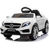 Baroni Toys Macchina Elettrica per Bambini Mercedes AMG Baby car Elettrica Full Optional Bianca, Auto Telecomandata con Sedile in Plastica e Porte Apribili, Doppio Motore 6V, Carico fino a 25 Kg