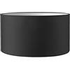 home sweet home collection Home Sweet Home Moderno Paralume Bling | cilindro | 50/50/25cm | Nero | Paralume in tessuto di cotone | per attacco E27 | testato RoHS | per lampada a sospensione e lampada da terra