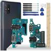 YHX-OU Presa di Ricarica per Samsung Galaxy A71 SM-A715F SM-A715F/DS SM-A715F/DS SM-A715F/DSN Dock Connector Port Charger Porta Microfono Audio Jack Flex Cavo + Strumento di Installazione