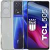 KEJI Cover Custodia in TPU Morbido Trasparente in Silicone Flessibile Compatibile PER TCL 505 (Trasparente, TCL 505)