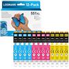 LOSMANN 551 XL Cartucce compatibili per Canon PGI-550 CLI-551 per Pixma MX725 MX925 MX920 MG5650 MG5550 MG6650 iP7250 iX6850 iP7200 MG5400 MG6350 MG6450 MG5454545450 50 MG7. 150 MG7500 (confezione da