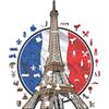 Iconic Puzzles, Tour Eiffel, Puzzle di Legno per Adulti e Bambini, Legno 100% Sostenibile, Taglia M 270 Pezzi