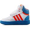 Adidas Hoops Mid 3.0 Mickey AC I, Sneaker Unisex-Bambini, Ftwr White/Impact Orange/Pulse Blue, 19 EU