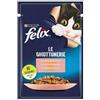Nestle' Purina Felix Le Ghiottonerie Gusto Salmone/zucchine Cibo Umido Gatti Adulti Busta 85g Nestle' Nestle'
