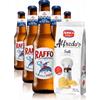 Birra Raffo da 24 x 33cl + Amica Chips Sale Marino Alfredo's 3 x 150 gr - Birre